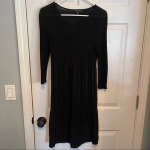 Eileen Fisher Petite Long Sleeve Wool Dress Size Small